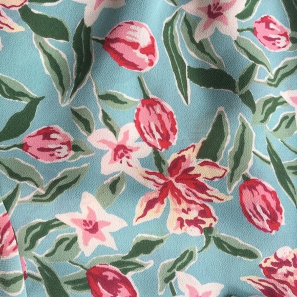 VTG 90s Floral print button down dress size 8 - Picture 7 of 8